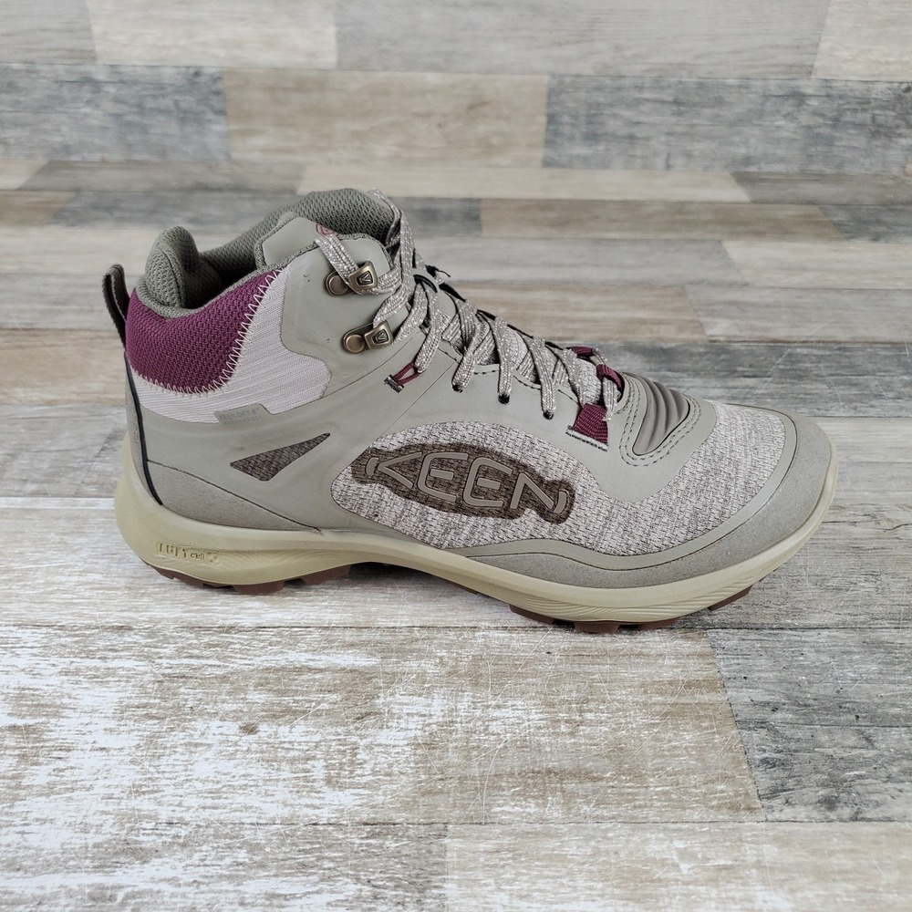 Keen Terradora Flex Womens Hiking Shoes Sz 9.5 Plaza Taupe Lace Up Waterproof